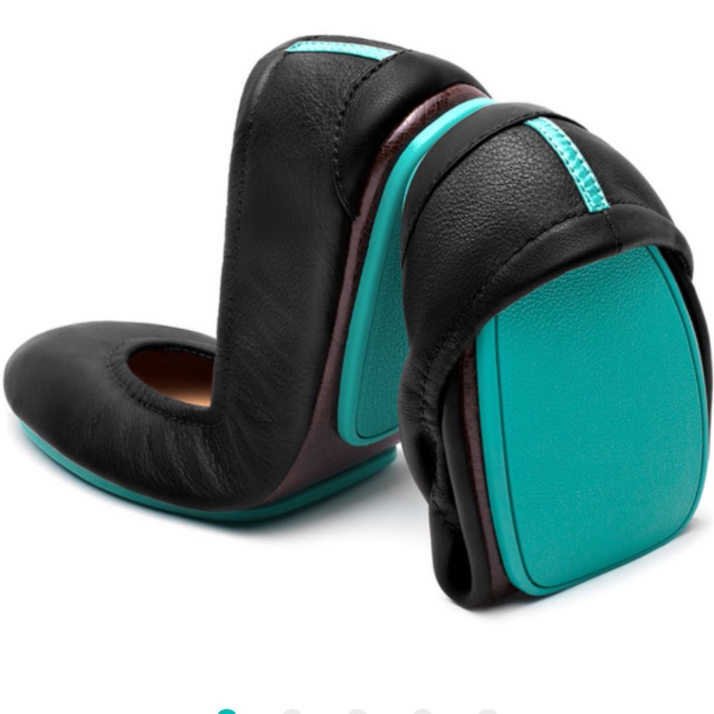 Tieks Ballerina Pink Flat -Black